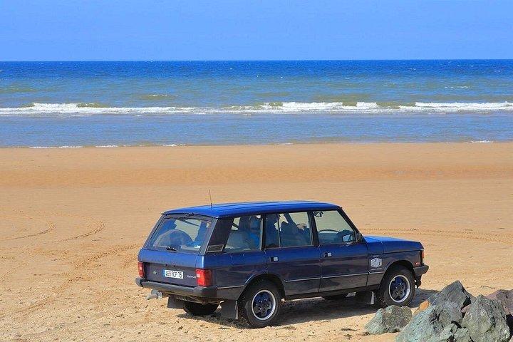 Från Paris D-dagen och matprovning privat tur med Range Rover