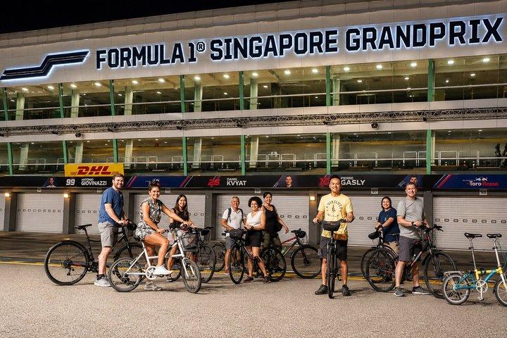 シンガポールマリーナベイ小グループナイトサイクリングツアー