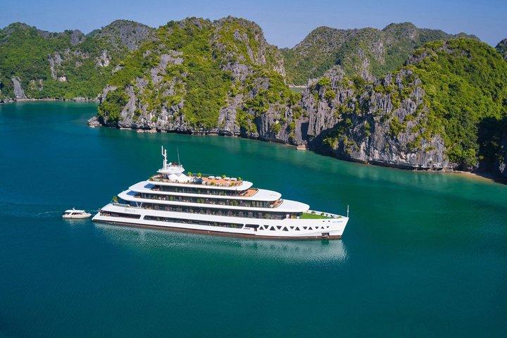 Crucero de lujo por la bahía de Halong y la bahía de Lan Ha desde Hanói