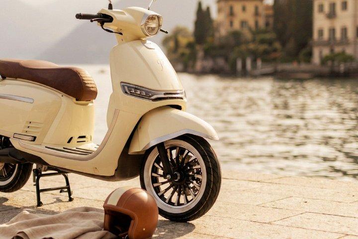 Lac de Côme : style E-Vespa Visite guidée à Bellagio