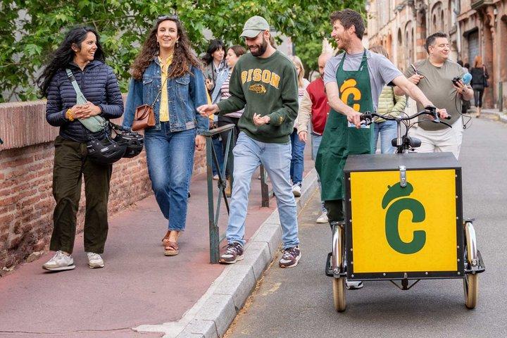 Recorrido gastronómico por Toulouse en inglés: queso, vino, patrimonio.