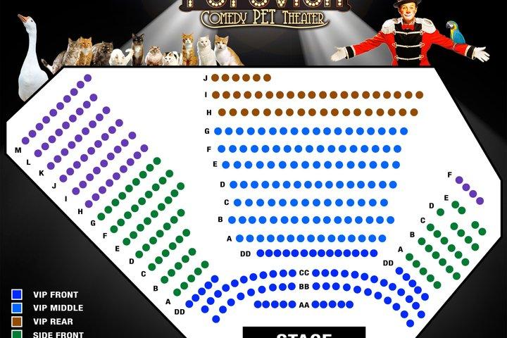 Popovich Comedy Pet Theater no Planet Hollywood Resort e Casino