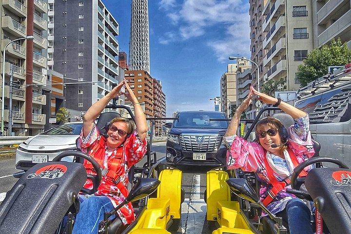 日本橋から東京旧市街とスカイツリーゴーカートツアー