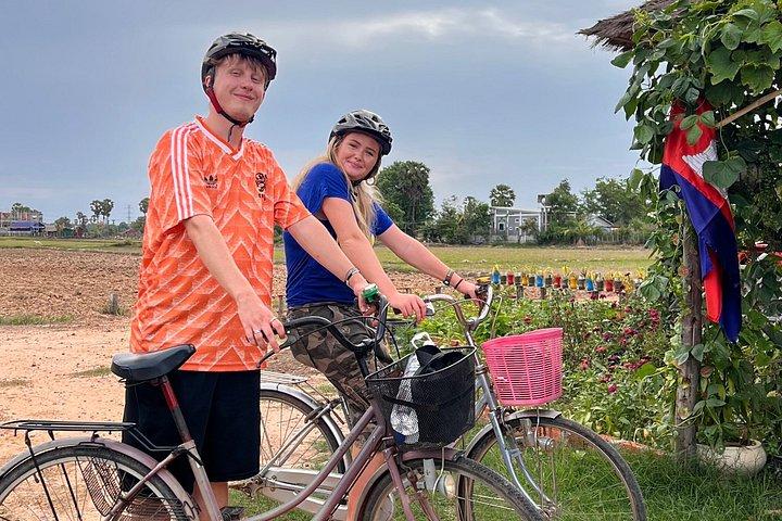 シェムリアップ;プライベートカントリーサイド、サンセット、自転車ツアー＆ピクニック