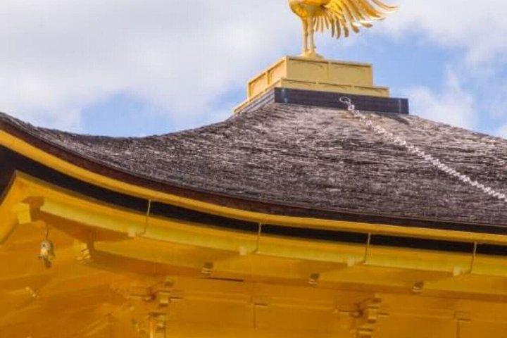 Kyoto : Kinkakuji derrière l'or - Marche UNESCO (droit d'entrée inclus)