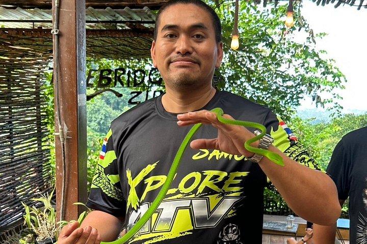 Xplore ATVサムイ島ジャングル＆滝ツアー