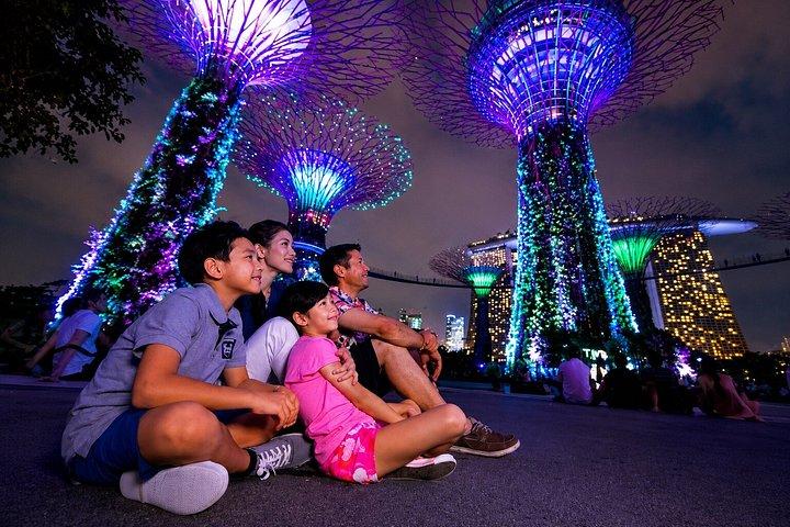 シンガポールマリーナベイナイトウォーキングツアー（ライトショー付き）
