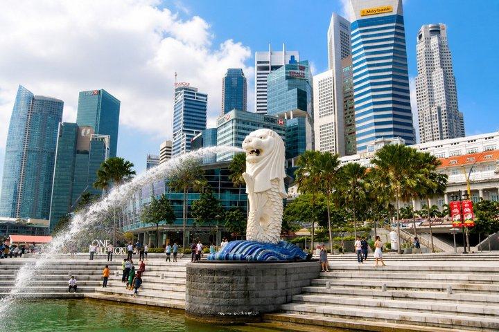 Tour a pie por Singapur: Río, Merlion & Marina Bay