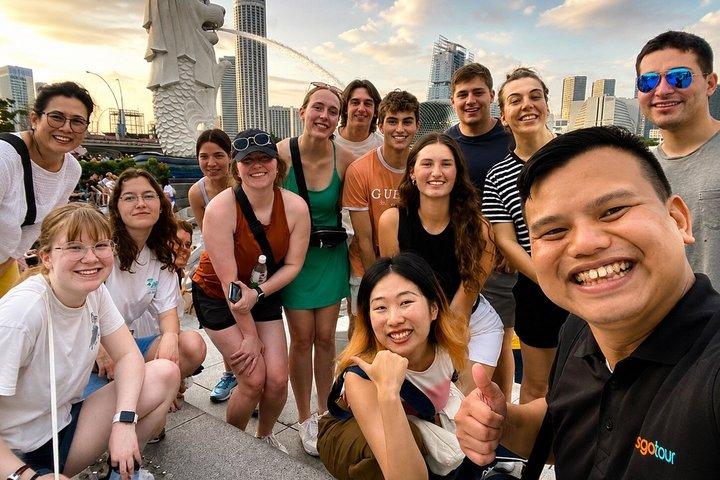 Tour a pie por Singapur: Río, Merlion & Marina Bay