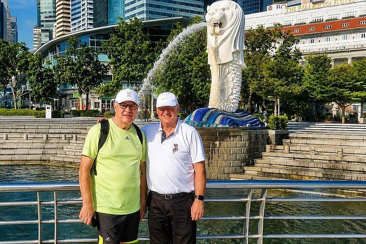 シンガポールハイライトウォーキングツアー：リバー、マーライオン＆マリーナベイ