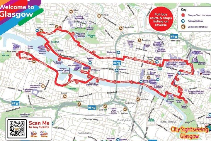 市内観光グラスゴー乗り降り自由バスツアー
