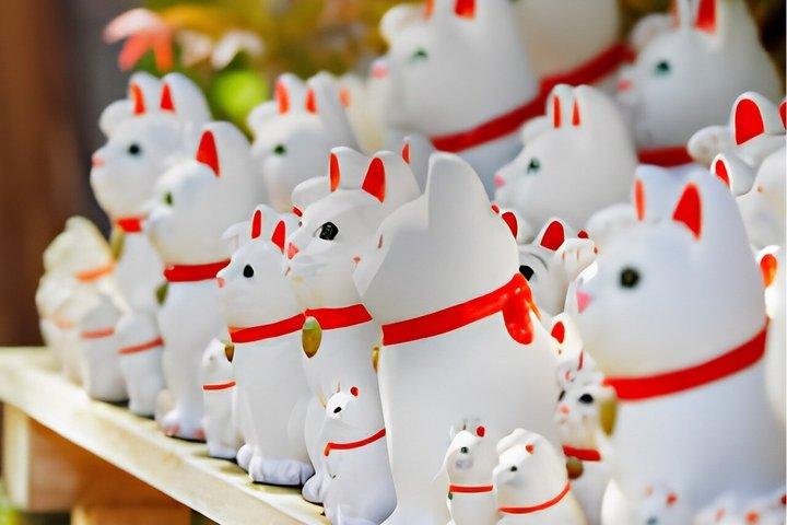 Tokyo's Lucky Cat Gotokuji: 1000 Maneki Neko & en gömd helgedom