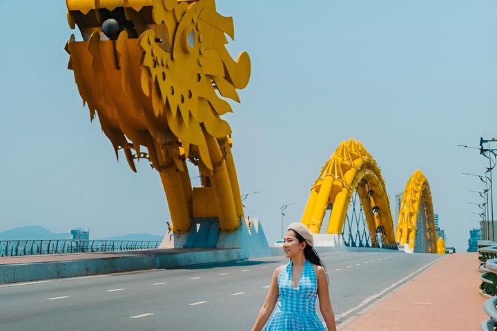 Da Nang City Beach og Dragon Bridge Privat optagelse