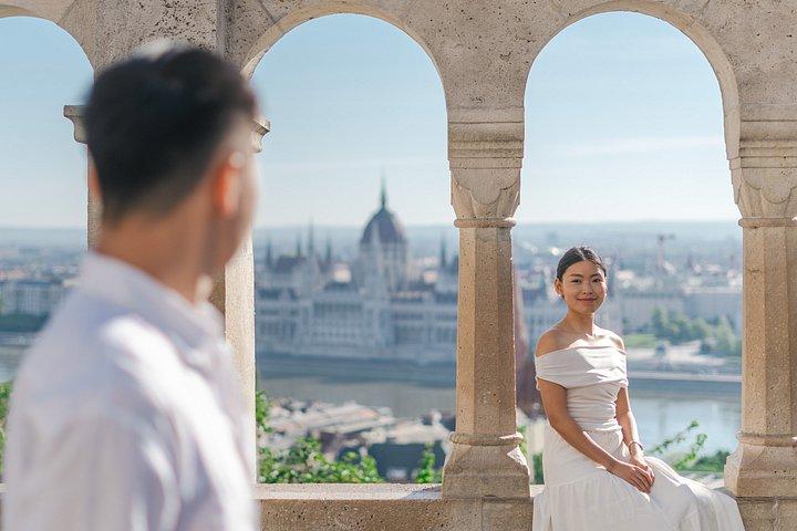 ブダペスト：漁夫の砦でのプライベート写真撮影