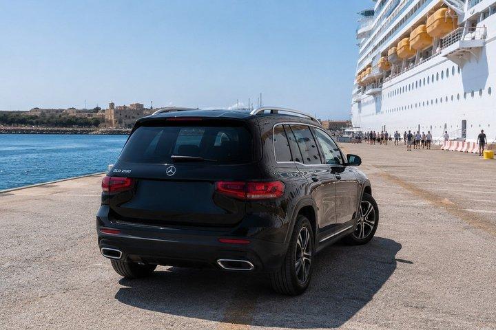 Rhodes Luxury Lindos Tour para os viajantes de cruzeiro em Mercedes GLB