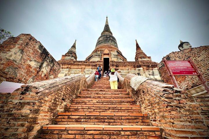 Bangkok : Privé Ayutthaya-ervaring met boottocht en tickets