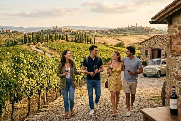 Tuscany Wine Tour from Rome with Private Driver