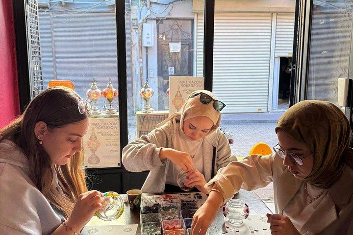 Balatイスタンブールトルコモザイクランプワークショップ-すべて含まれる