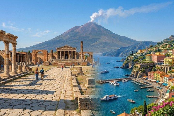 Excursão de um dia de Roma a Pompeia e Sorrento