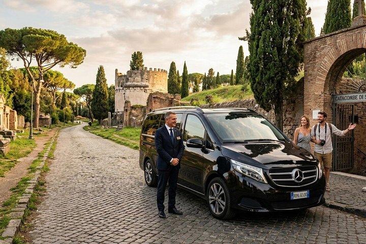 Visite de la Rome antique et des catacombes avec chauffeur privé