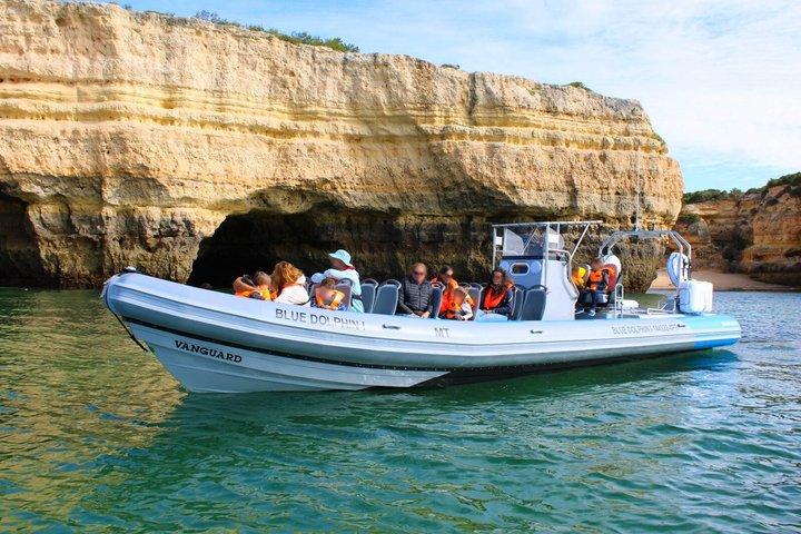 Benagil huler og delfiner fra Albufeira