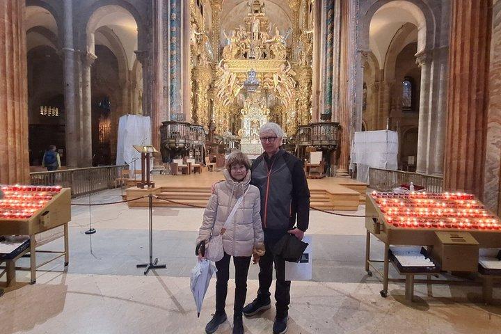 Privétour Santiago de Compostela vanuit Porto met pelgrimsmis