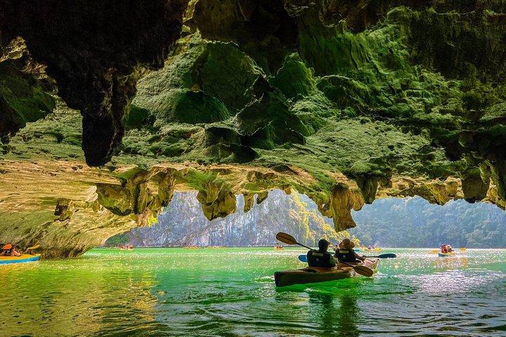Halong Bay & Lan Ha Bay Lyxdagskryssning med Halong Catamaran