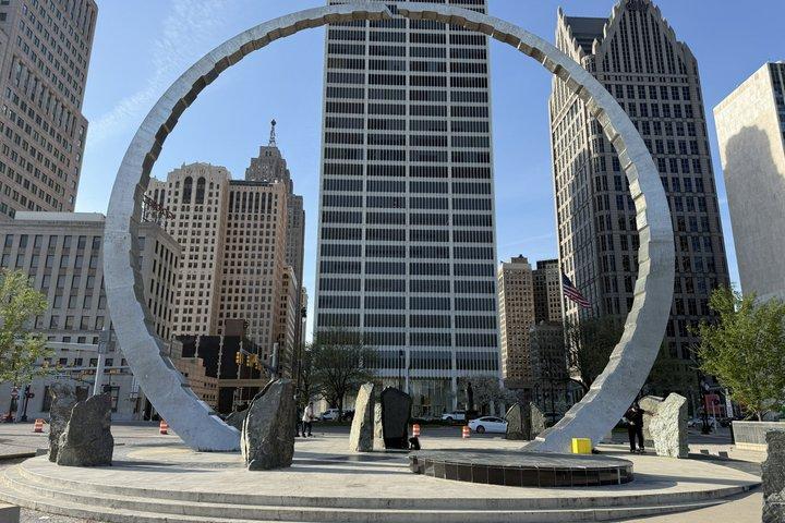 Tour a piedi del centro di Detroit, luoghi storici e Art Déco