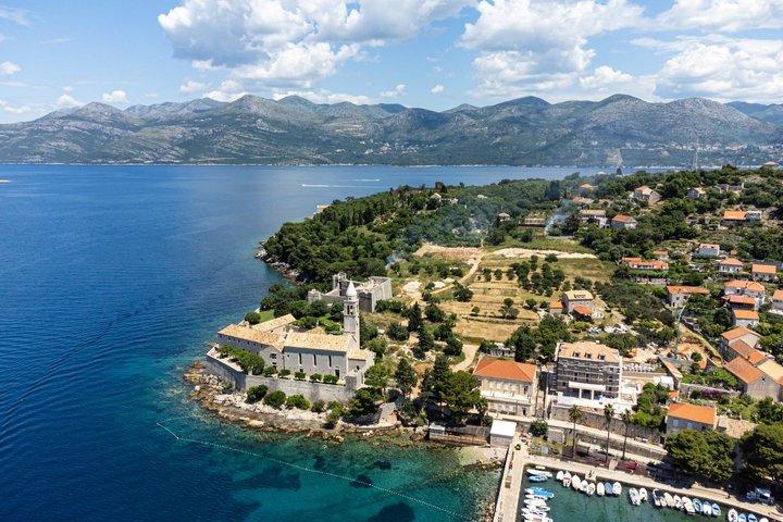 Från Dubrovnik: Elaphiti Islands och Old Town Panorama Boat Tour
