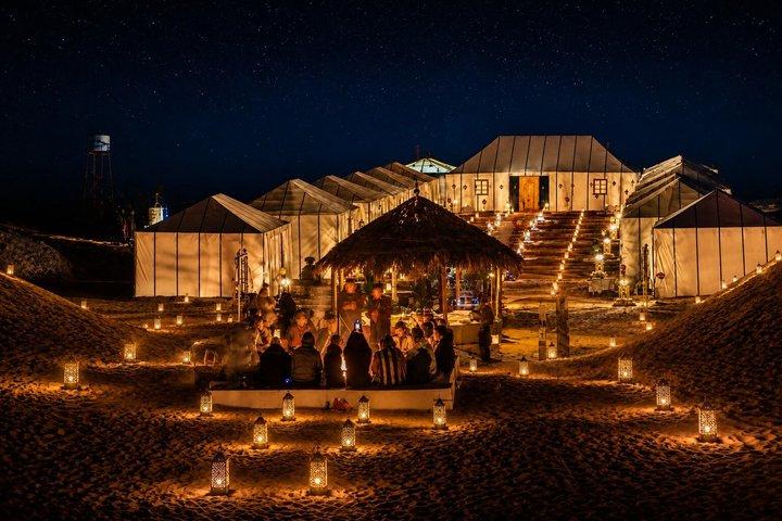 Marrakech:Agafay Desert Overnight with Sunset Quad Bike & Dinner