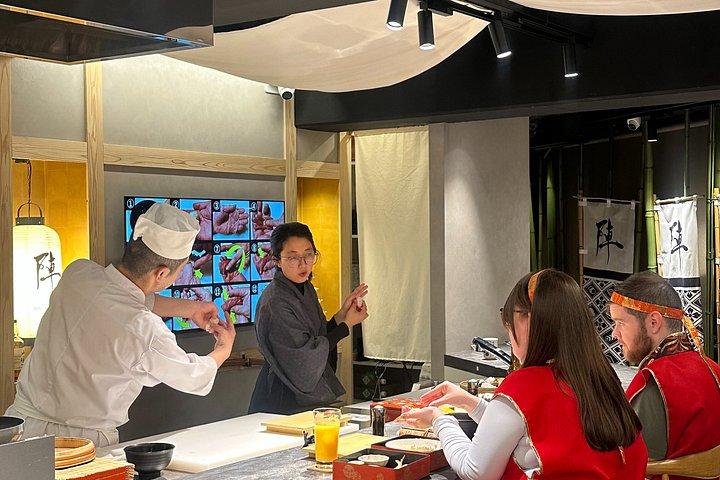 Luxury Sushi Making & Samurai Dining Experience in Asakusa, Tokyo