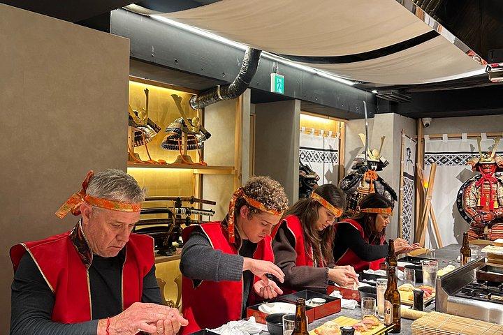 Luxury Sushi Making & Samurai Dining Experience in Asakusa, Tokyo