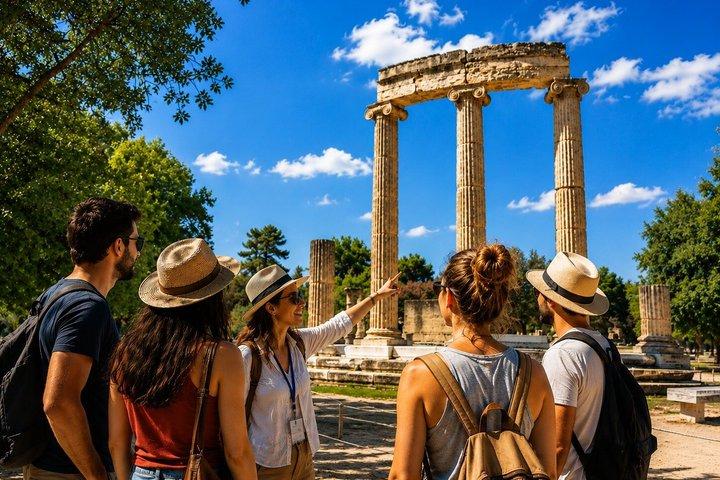 Excursión a la Antigua Olimpia para huéspedes de cruceros desde el puerto de Katakolon