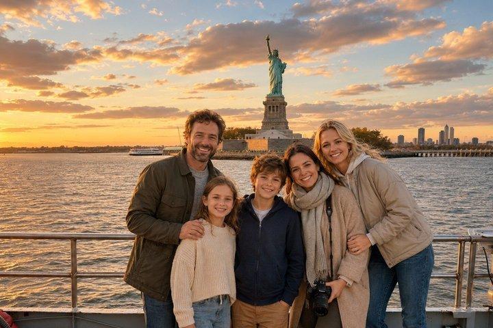 NYC Sunset Cruise & Statue of Liberty | FREE DRINKS