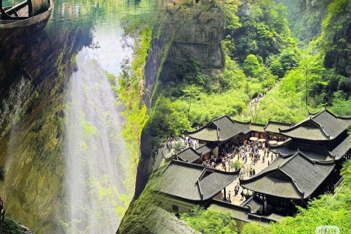 Chongqing Wulong Naturlige tre broer og Longshuixia Gorge
