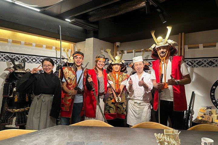 Luxury Sushi Making & Samurai Dining Experience in Asakusa, Tokyo