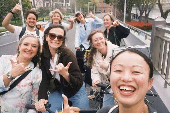 ローカルライフとストリートフード上海自転車アドベンチャー