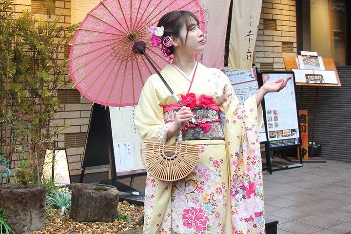 東京OSHARE浅草着物レンタル化粧と茶道