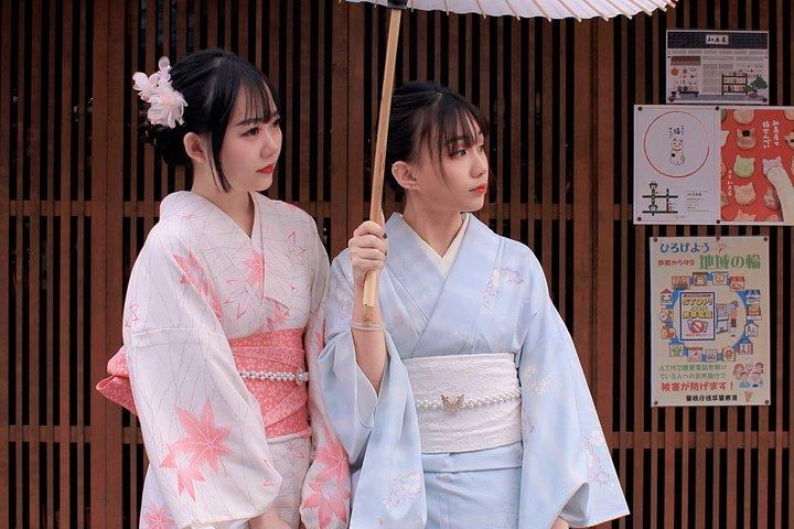 東京OSHARE浅草着物レンタル化粧と茶道