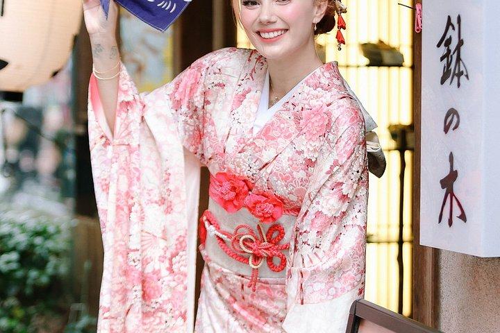 東京OSHARE浅草着物レンタル化粧と茶道