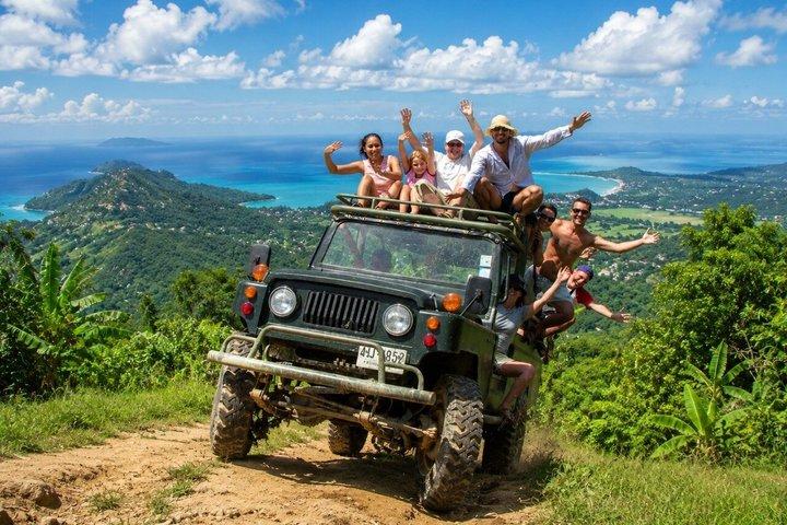 4WD Safari de selva em Koh Samui com almoço