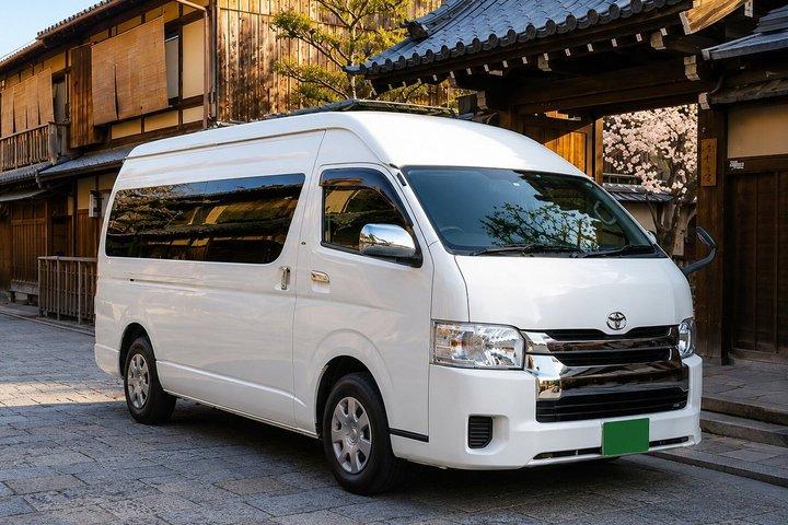 Alquiler privado de Hiace en el área de Kansai Osaka Conductor de habla inglesa