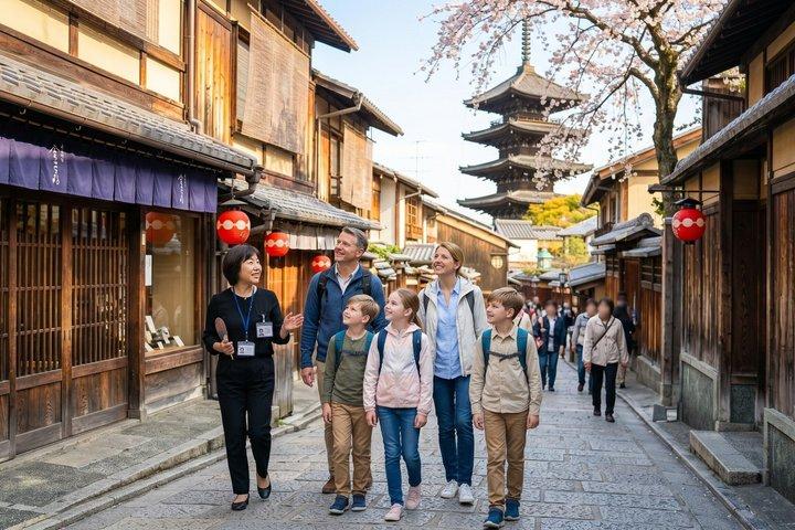 Port Pick-up Osaka naar Kyoto Privédagtour met Gids Voertuig