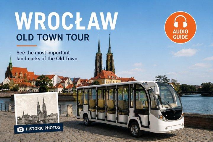 Elbilstur med Audio Guide och historiska foton i Wroclaw