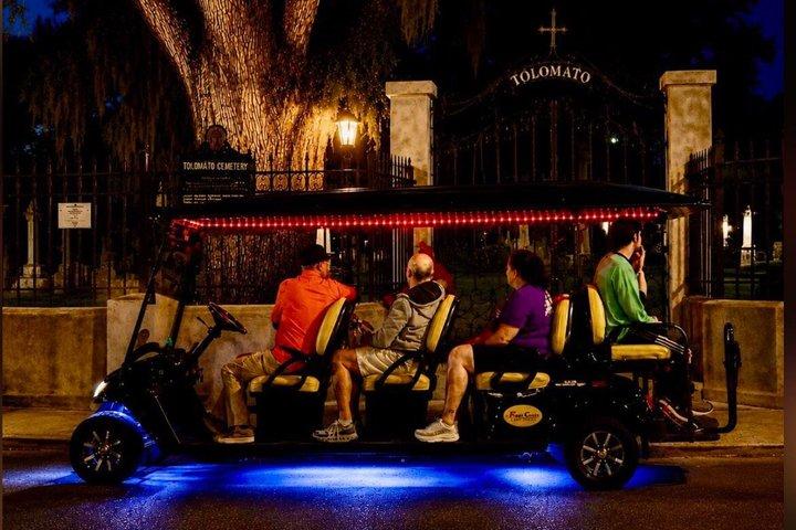 Visite du fantôme de Saint-Augustin sur chariot de golf Premium avec PiCk Up