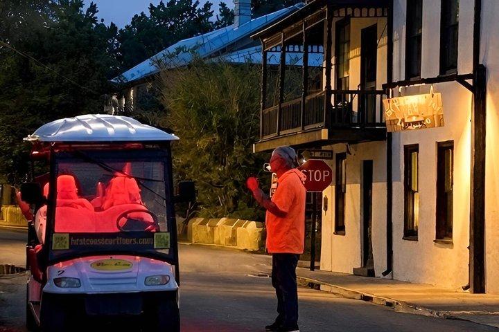 St Augustine Ghost Tour på Premium Golfvagn med PiCk Up