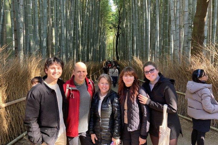 Visite privée d'une journée d'Osaka à Kyoto avec véhicule Guide