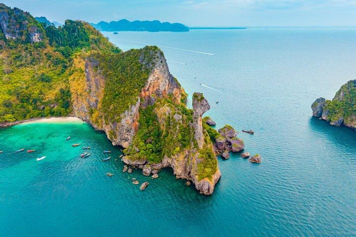 Premium Krabi 4 Islands Speed Catamaran Tour med snorkling