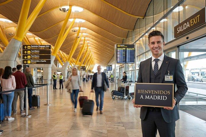 Madrid : MAD Flughafen Privater Transfer zum/vom Stadtzentrum von Madrid