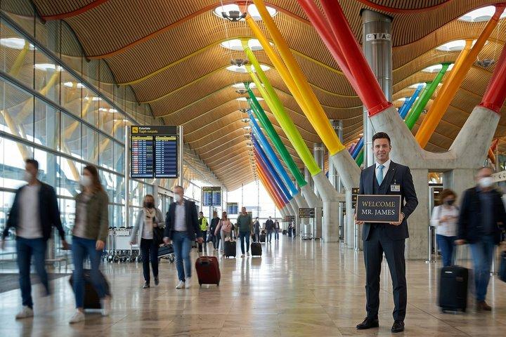 Madrid : MAD Flughafen Privater Transfer zum/vom Stadtzentrum von Madrid